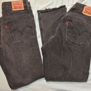 Levi's Men's Dark Gray Straight Jeans
